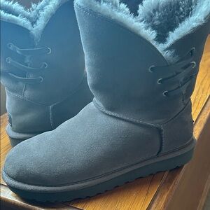 UGG Charcoal Suede Winter Boots